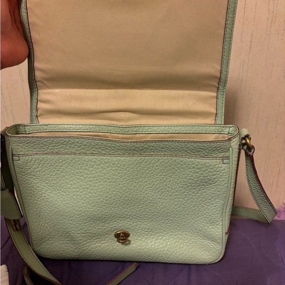 fossil pebbled leather crossbody purse - Picture 9 of 10